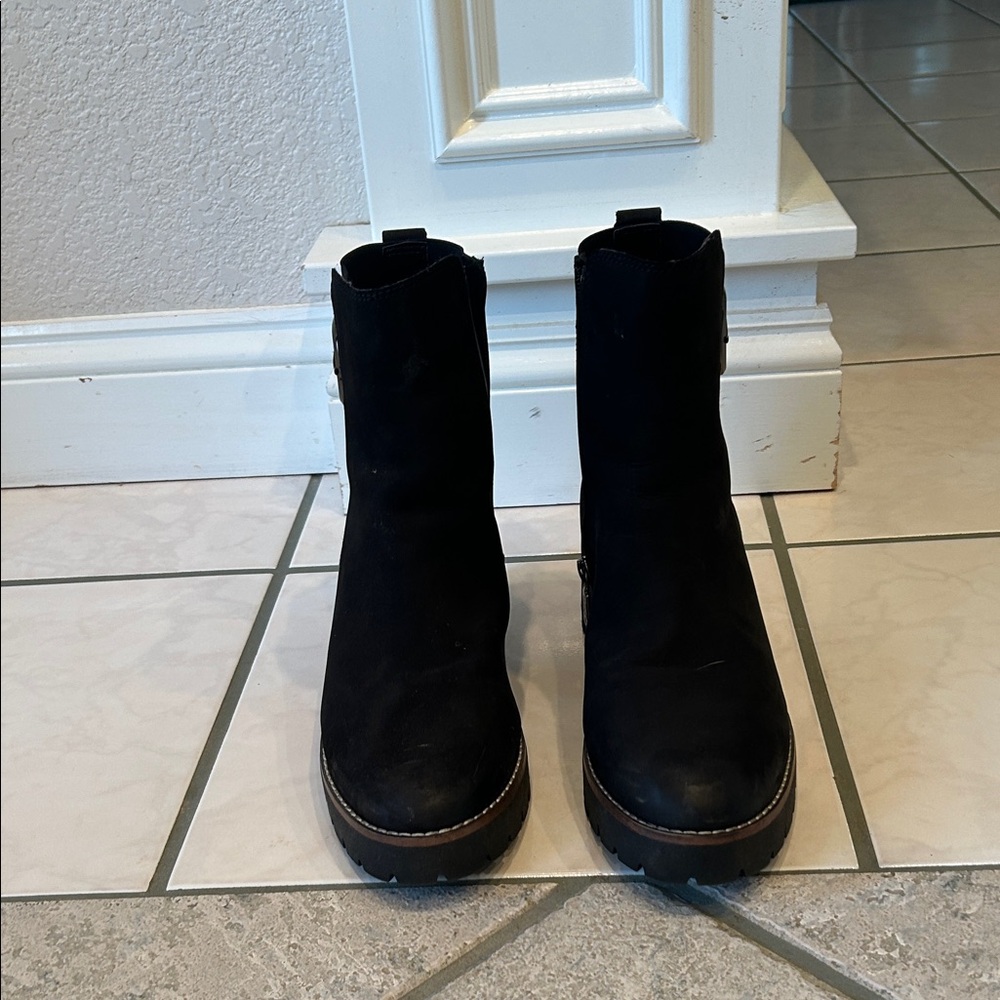 Women's Black Ankle Waterproof Boots